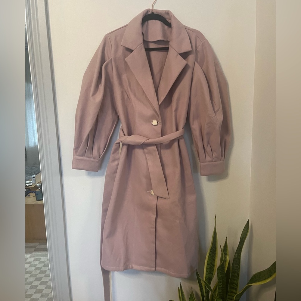 Peacoat, bell sleeve, pink soft